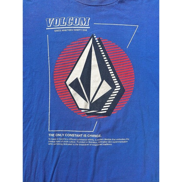 Y2K Volcom Stone Skateboarding T Shirt - Picture 3 of 4